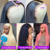 Straight Lace Front Wigs Human Hair Pre Plucked 13x4 Lace Frontal Wigs Human Hair #1B Human Hair Lace Front Wigs for Black Women