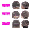 Body Wave Lace Front Human Hair Wigs 250 Density Brazilian Hair 13x4 Lace Frontal Wig For Black Women Pre Plucked With Baby Hair