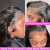 13x4 Lace Front Wavy Wig Body Wave Lace Front Wigs 150% Density Pre Plucked Black Wig Human Hair Wigs For Women