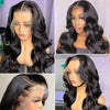 Body Wave Front Wigs Human Hair Pre Plucked 13x4 Lace Frontal Wigs Real Human Hair Wigs Natural 150% Density for Black Women