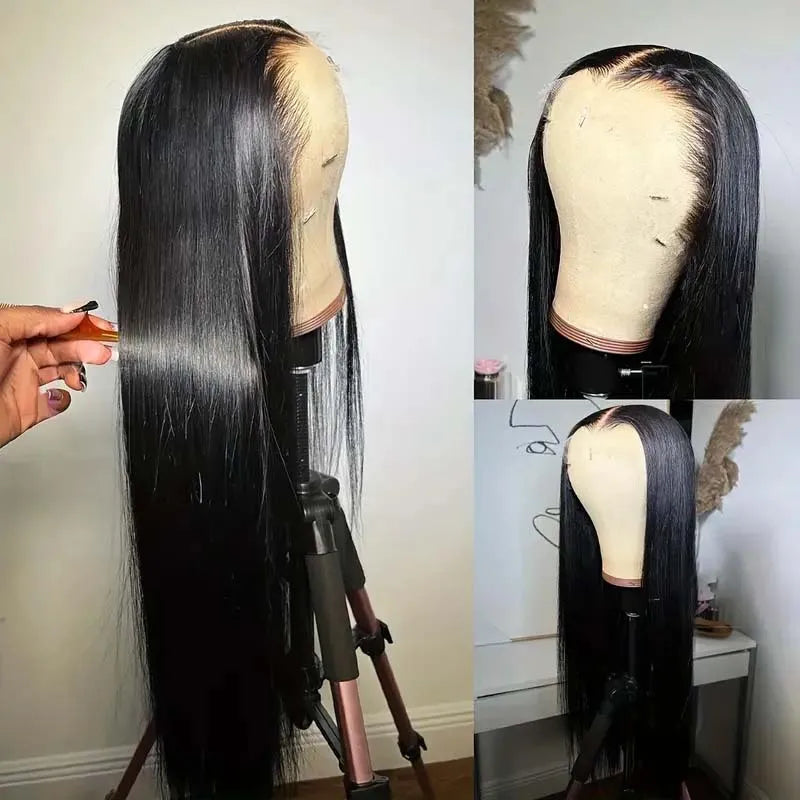 Straight Lace Front Wigs Human Hair 13x4 Hd Lace Frontal Wigs Human Hair Pre Plucked Straight Human Hair Wigs For Women With Bab