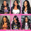 Body Wave Lace Front Wigs Human Hair 13x4 13x6 Transparent Lace Frontal Wig 180 Density Brazilian Lace Closure Wig Wholesale