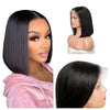 Straight Bob Wig Human Hair 13x4 Lace Front Wigs Frontal Bob Wigs human Hair 150% Density Pre Plucked Short Bob for Black Women