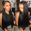 Straight Lace Front Wigs Human Hair Pre Plucked 13x4 Lace Frontal Wigs Human Hair #1B Human Hair Lace Front Wigs for Black Women