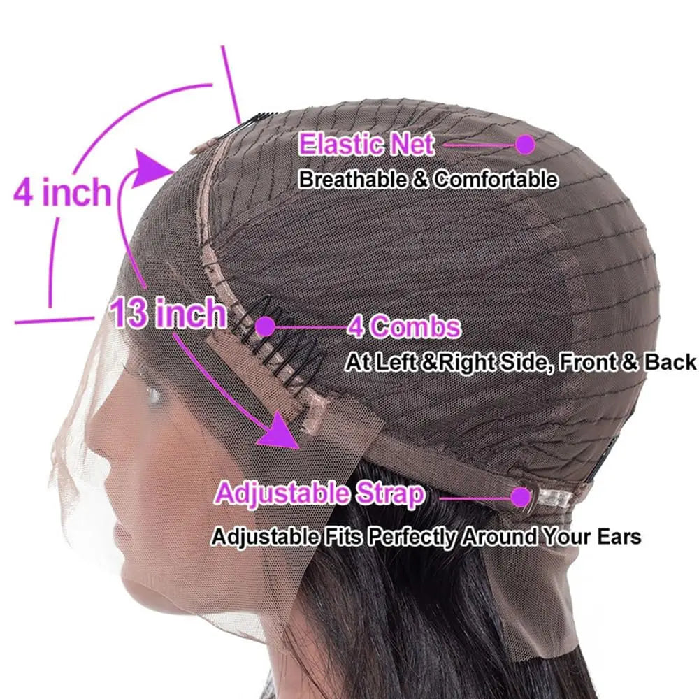 Body Wave Lace Front Wigs Human Hair 13x4 Lace Frontal Wig Pre Plucked with Baby Hair 150% Density  Wigs for Black Women