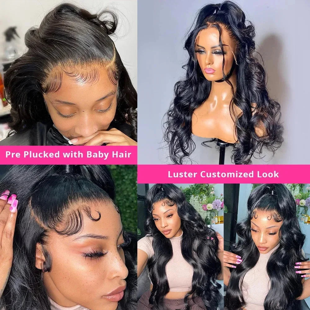 30 40 Inch Body Wave Lace Front Wig 13x4 13x6 Lace Frontal Wigs Hd Lace Frontal Brazilian Wigs Human Hair Wigs For Black Women