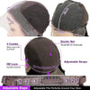 200% Density 4/27 Highlight Body Wave Wigs Glueless Preplucked Baby Hair Brazilian 13x6 Lace Frontal Wigs Human Hair For Women