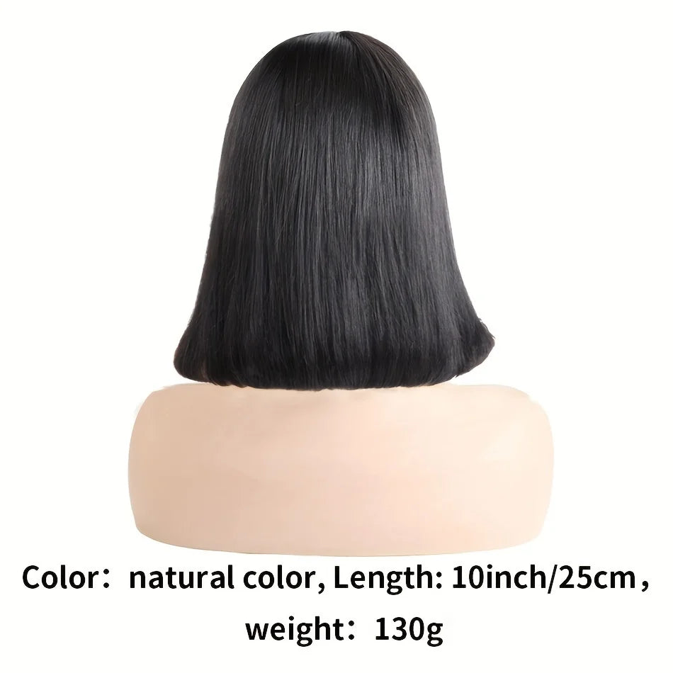 Straight Bob Wig Human Hair 13x4 Lace Front Wigs Frontal Bob Wigs human Hair 150% Density Pre Plucked Short Bob for Black Women