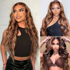 200% Density 4/27 Highlight Body Wave Wigs Glueless Preplucked Baby Hair Brazilian 13x6 Lace Frontal Wigs Human Hair For Women