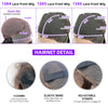 13x6 HD Transparent Deep Wave Human Hair Lace Frontal Wig 13x4 Curly Lace Front Human Hair Wigs For Black Women