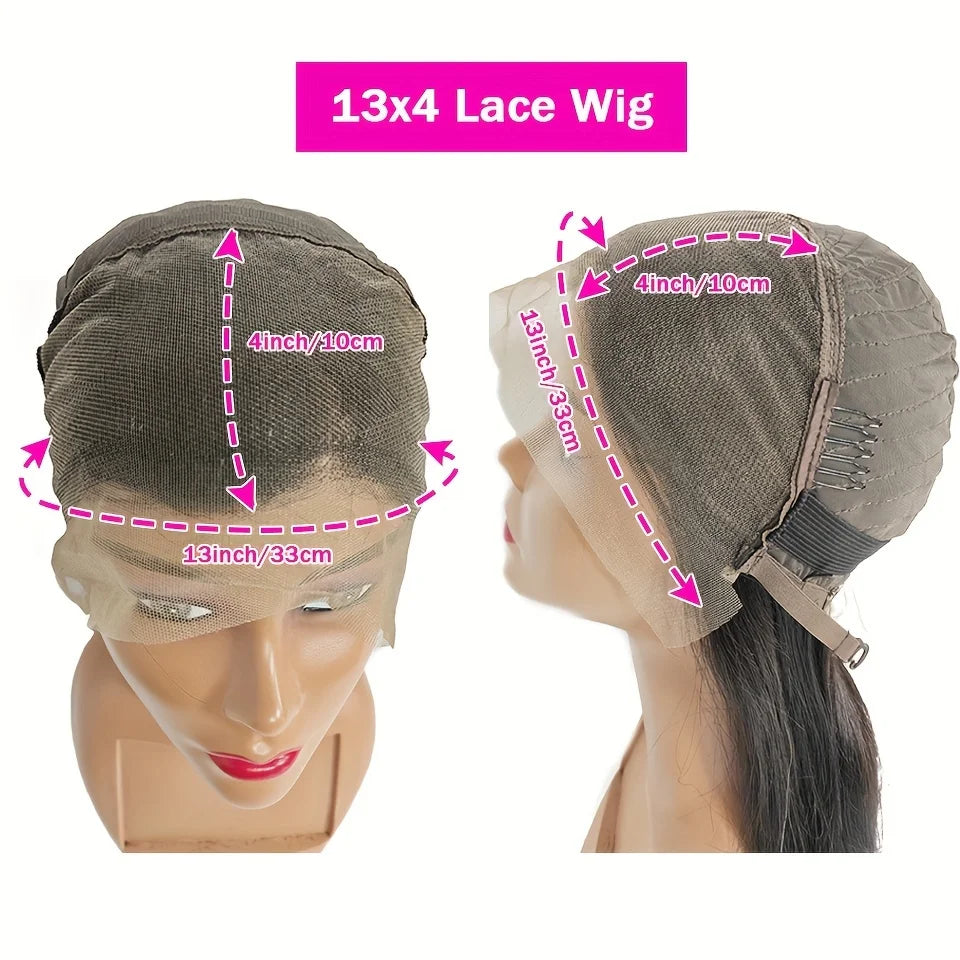 Straight Lace Front Wigs Human Hair 13x4 Hd Lace Frontal Wigs Human Hair Pre Plucked Straight Human Hair Wigs For Women With Bab