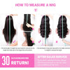 32Inch Body Wave Transparent 13x6 Lace Front Human Hair Wigs Remy Raw Indian Wavy 13x4 Lace Frontal Wig For Women Closure Wig