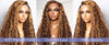 36Inch 13x6 Curly Highlight Ombre Guluess Hd Lace Front Human Hair Wig 4/27 Colored Deep Wave 13x4 Lace Frontal Wigs On Sale